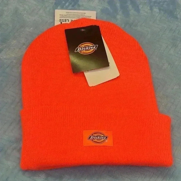 🆕 YEA.NICE Red and Dickies Orange Beanie Bundle - Picture 2 of 8